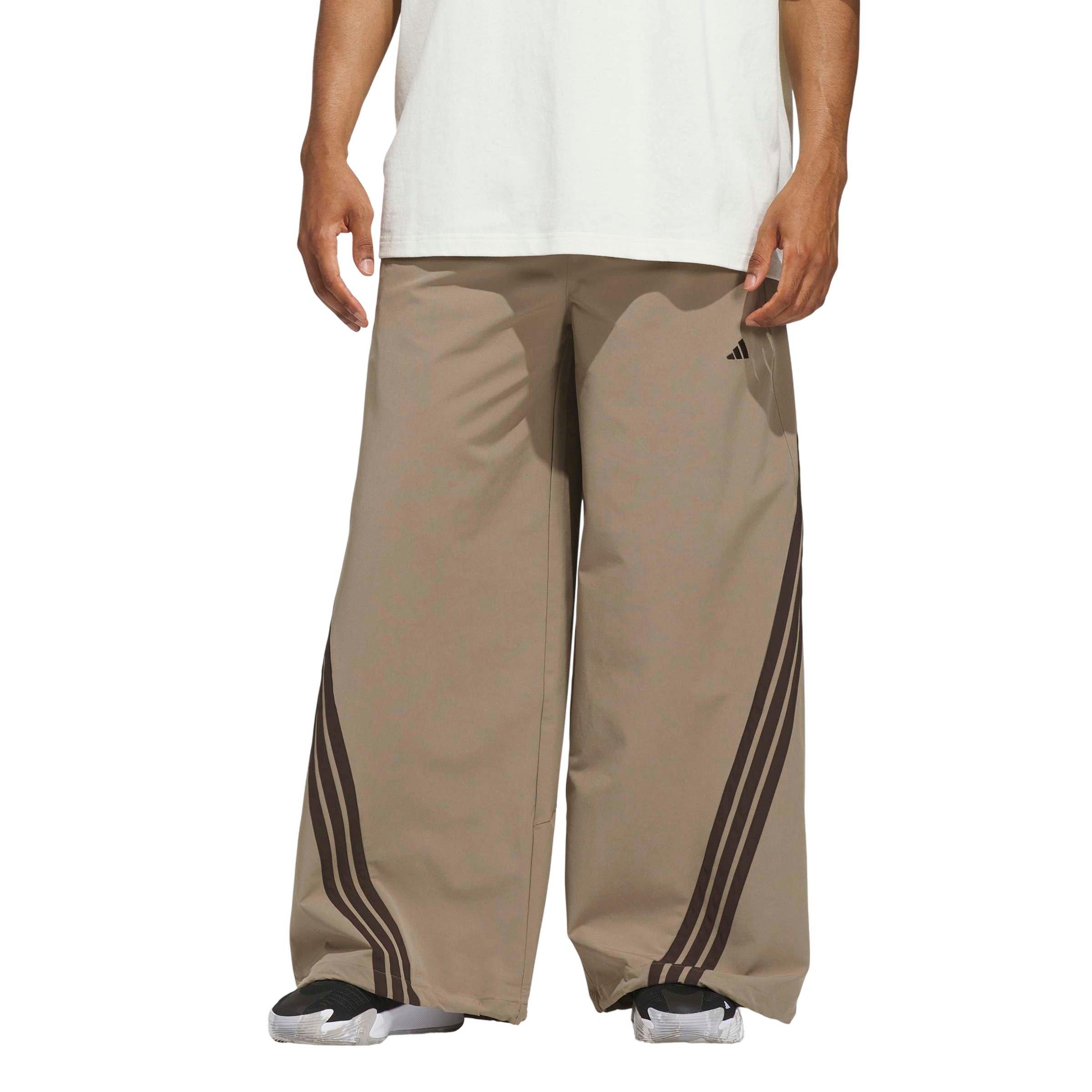adidas Men's Basketball Woven Pants - Green - GREEN